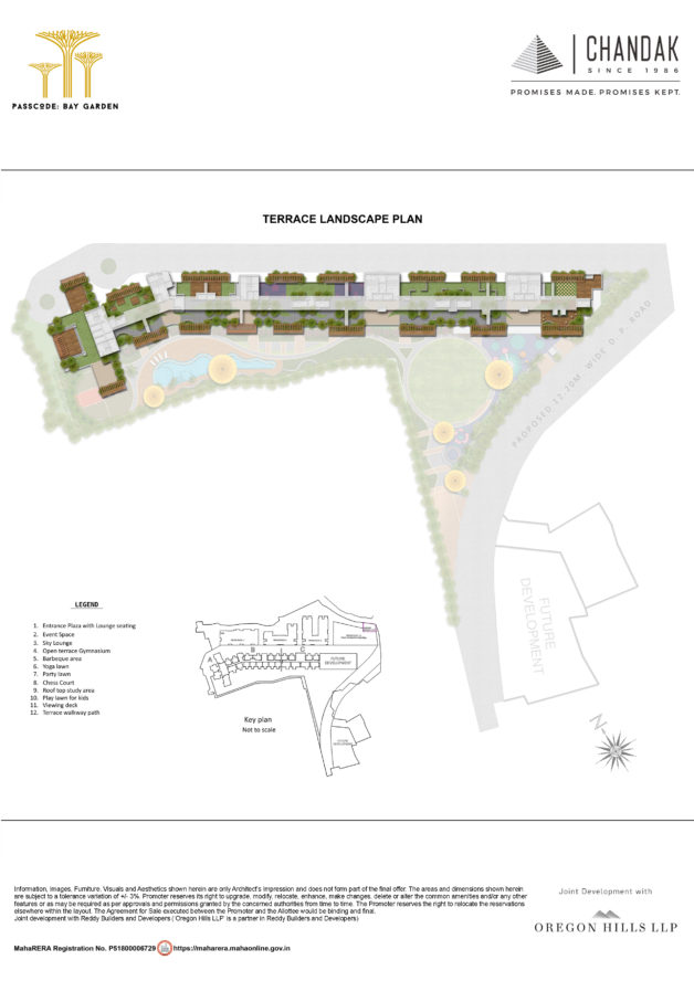 Chandak 34 Park Estate Terrace Landscape Plan