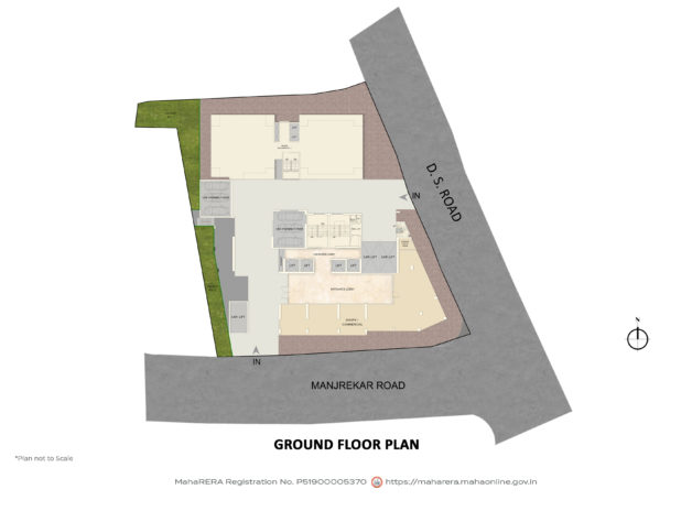Chandak Cornerstone Ground Floor Plan