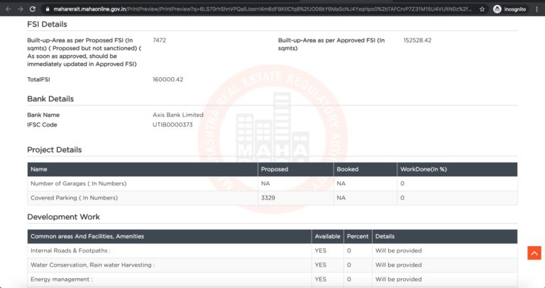 MahaRera: 18 Steps To Find Project Details On Website